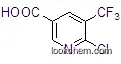 Molecular Structure of 1110782-41-6 (6-Chloro-5-(trifluoromethyl)pyridine-3-carboxylic acid)